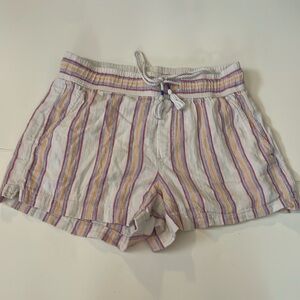 Cute boho style linen shorts